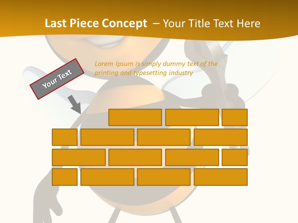 Character Insecte Pollen PowerPoint Template