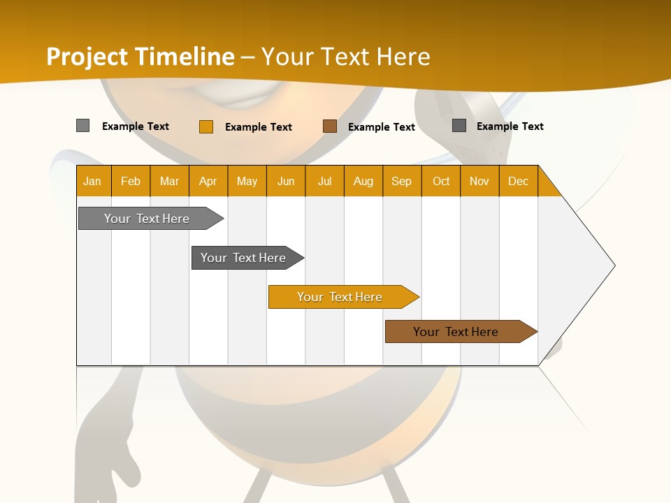 Character Insecte Pollen PowerPoint Template