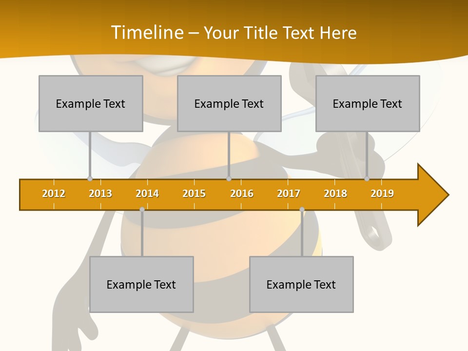 Character Insecte Pollen PowerPoint Template