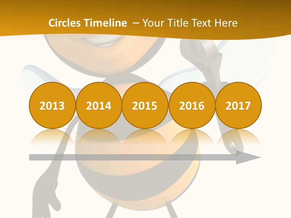 Character Insecte Pollen PowerPoint Template