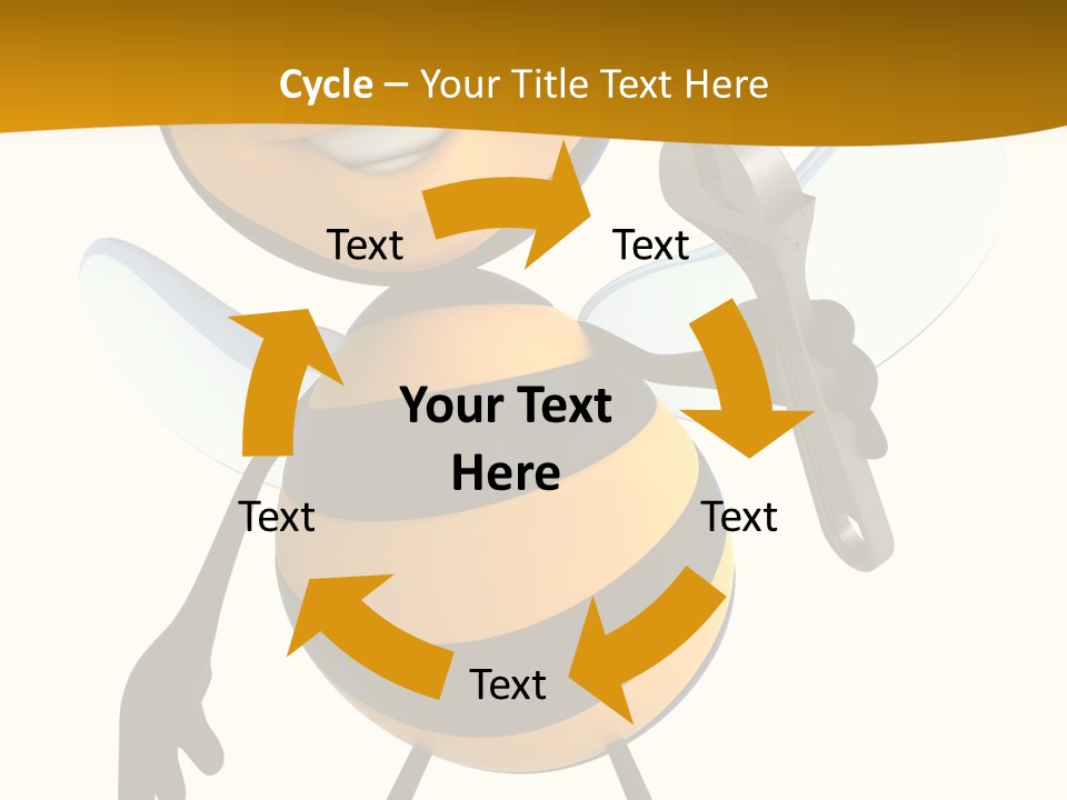 Character Insecte Pollen PowerPoint Template