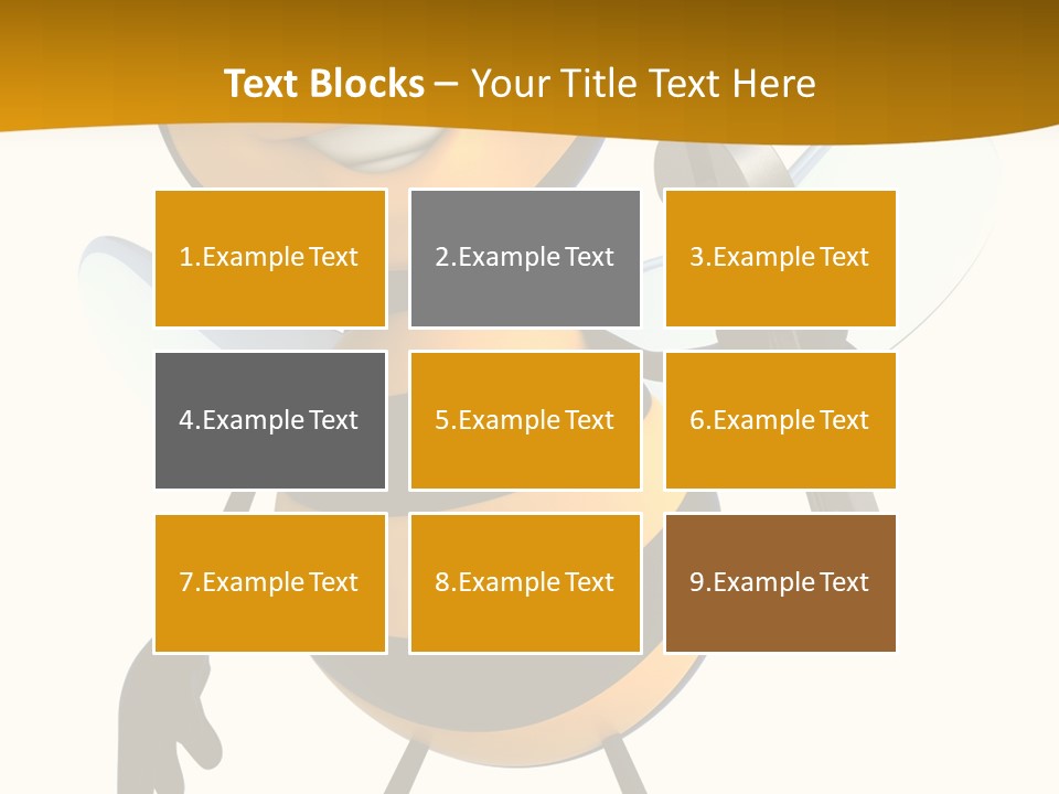 Character Insecte Pollen PowerPoint Template
