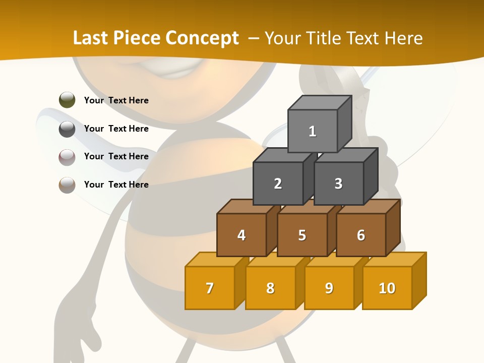 Character Insecte Pollen PowerPoint Template