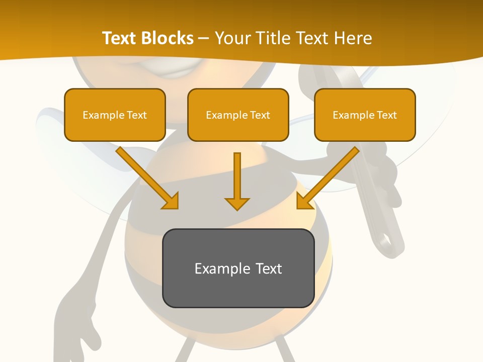 Character Insecte Pollen PowerPoint Template