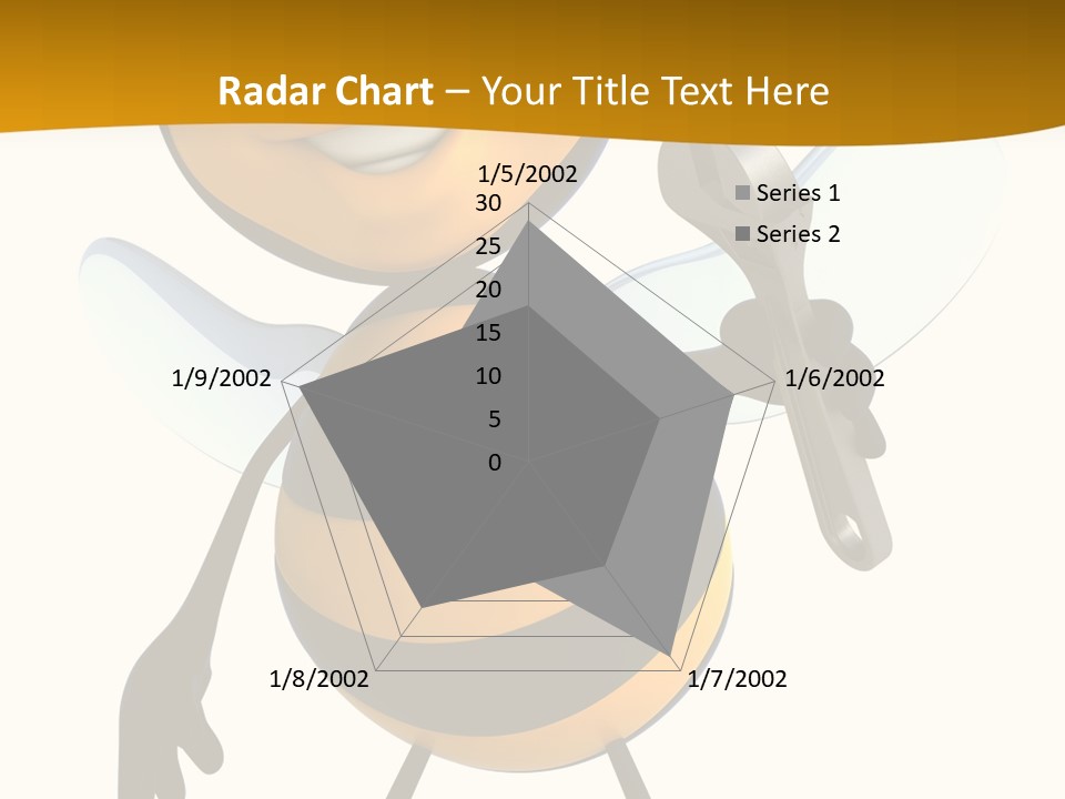 Character Insecte Pollen PowerPoint Template