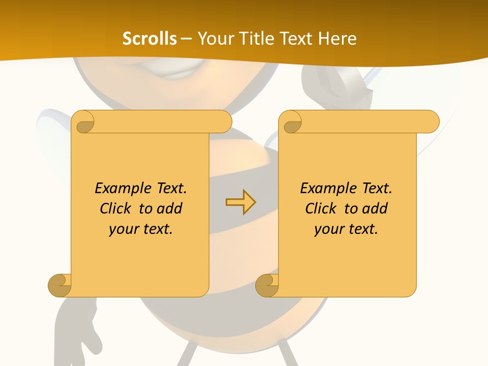 Character Insecte Pollen PowerPoint Template