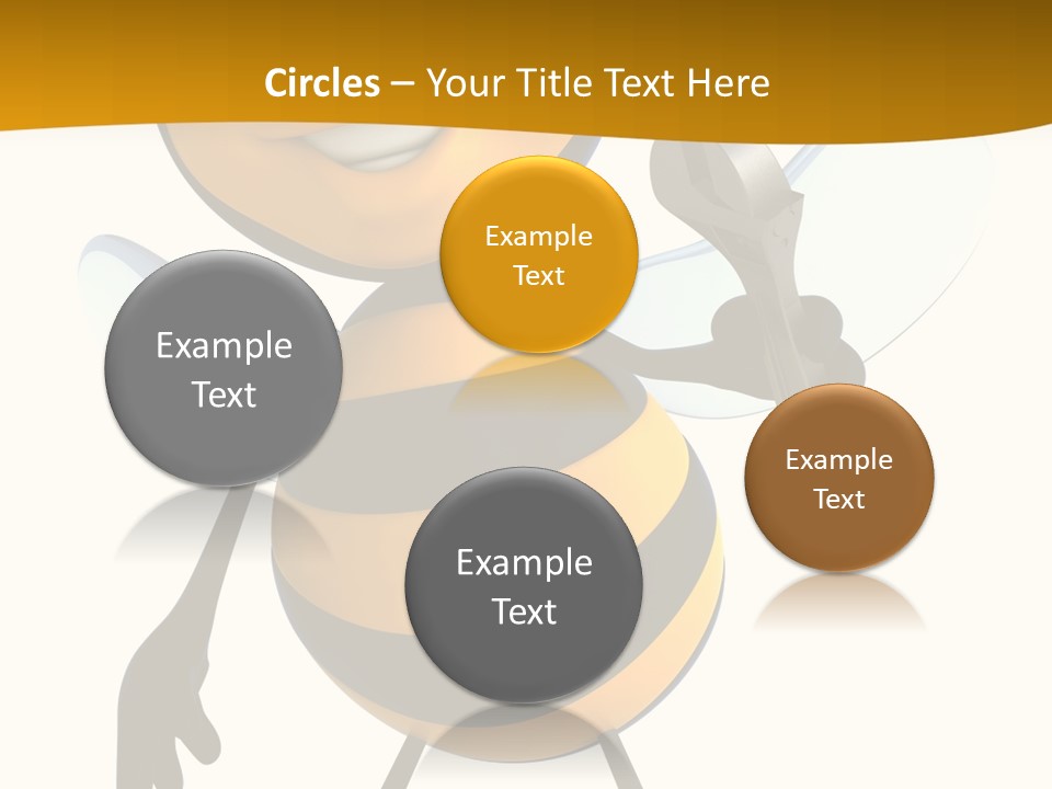 Character Insecte Pollen PowerPoint Template