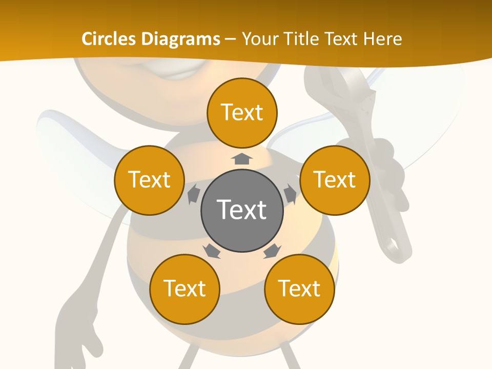 Character Insecte Pollen PowerPoint Template