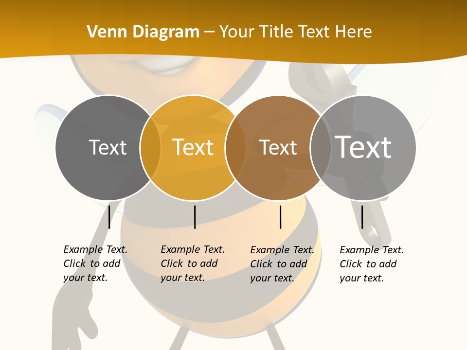 Character Insecte Pollen PowerPoint Template