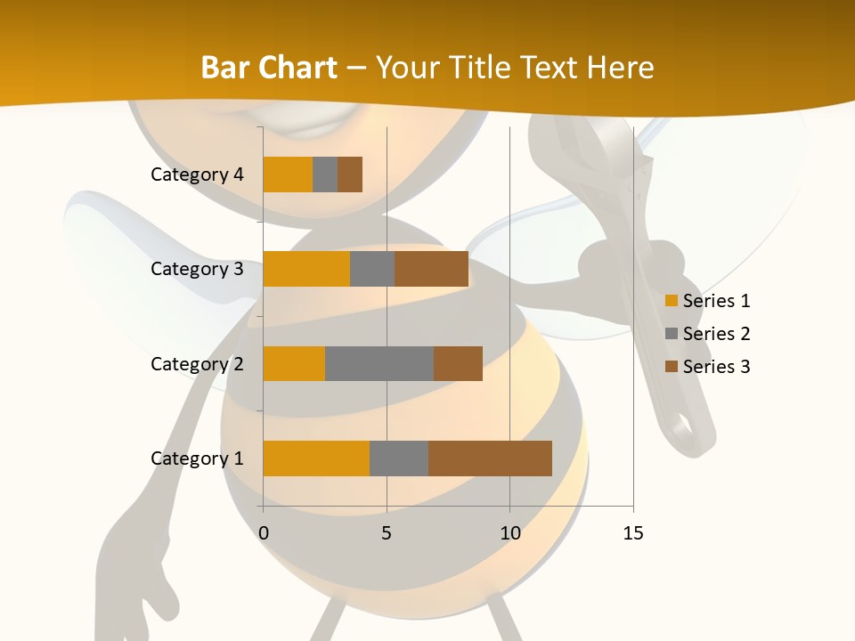 Character Insecte Pollen PowerPoint Template