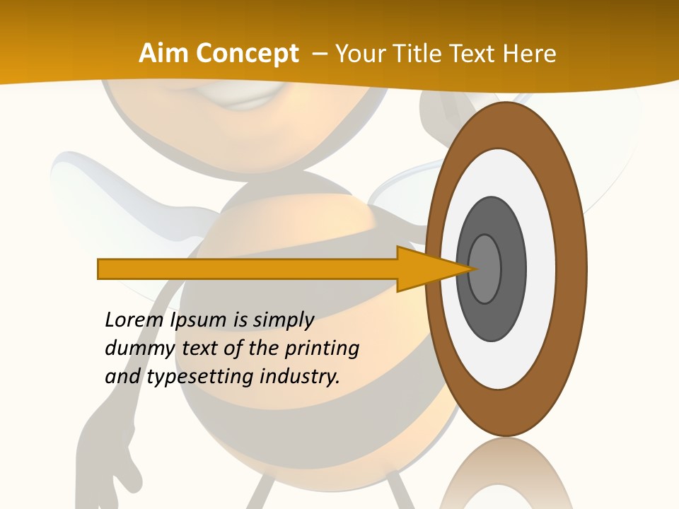 Character Insecte Pollen PowerPoint Template