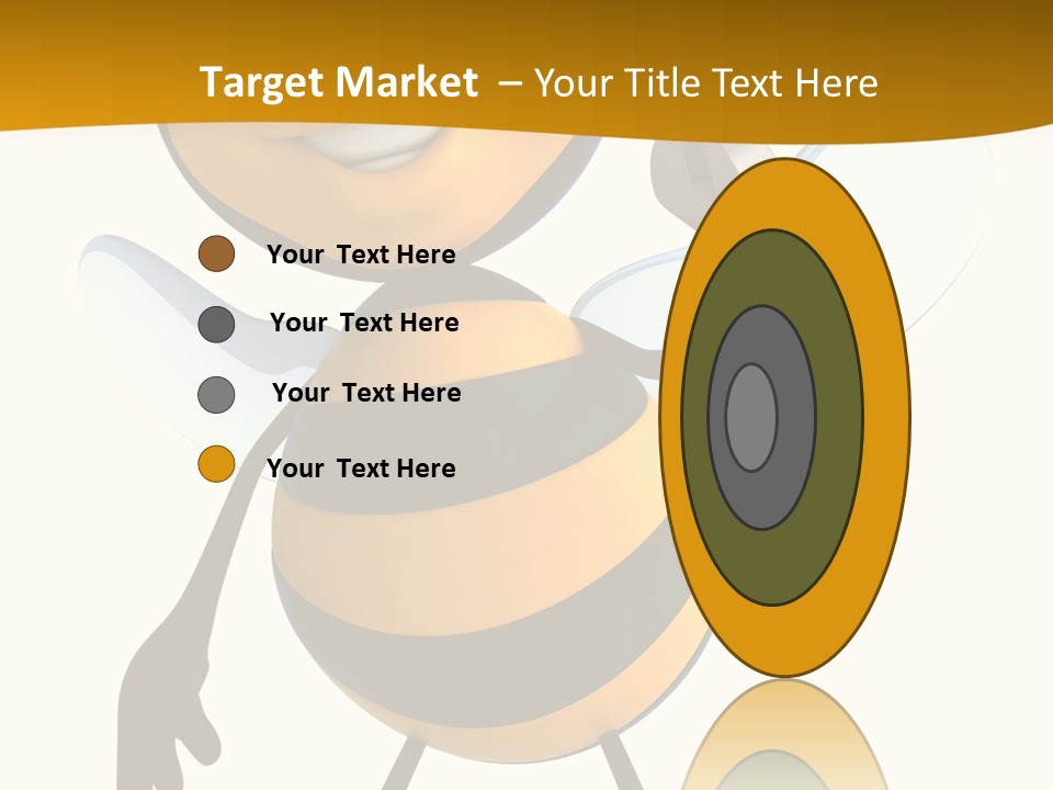 Character Insecte Pollen PowerPoint Template