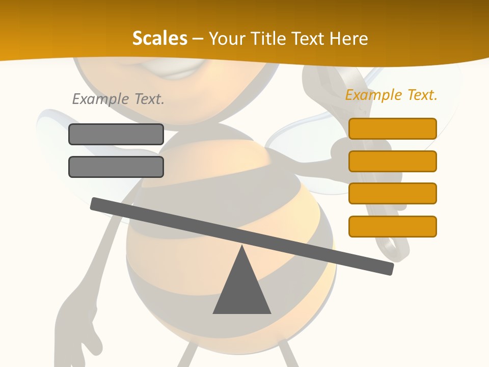 Character Insecte Pollen PowerPoint Template