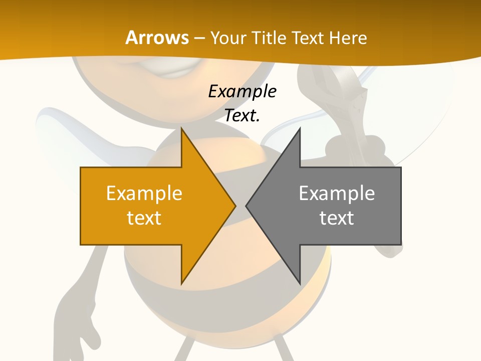 Character Insecte Pollen PowerPoint Template