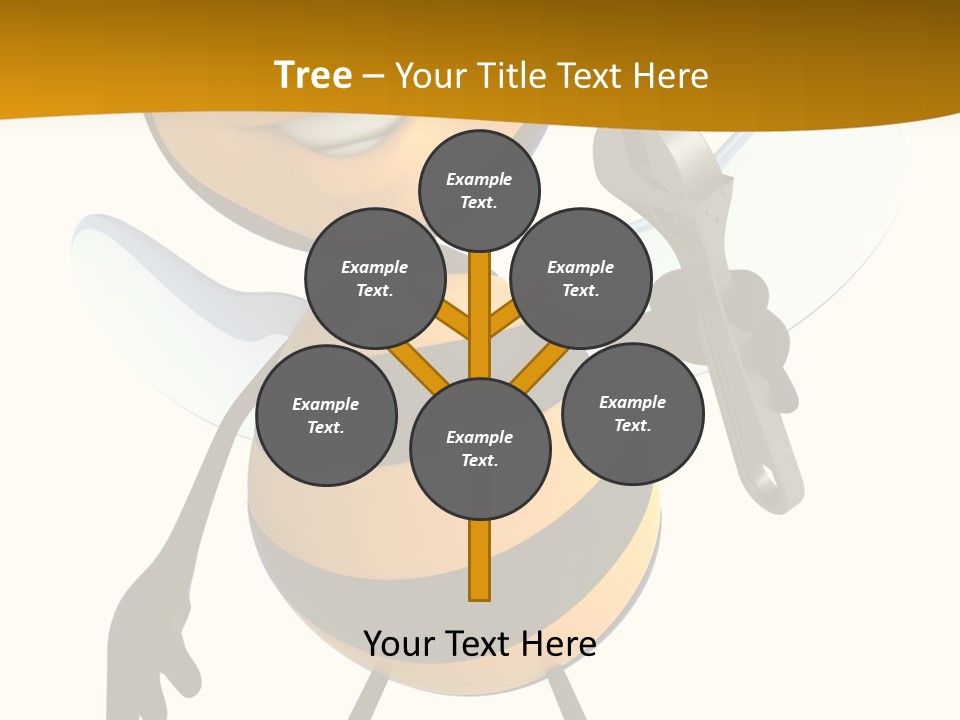 Character Insecte Pollen PowerPoint Template