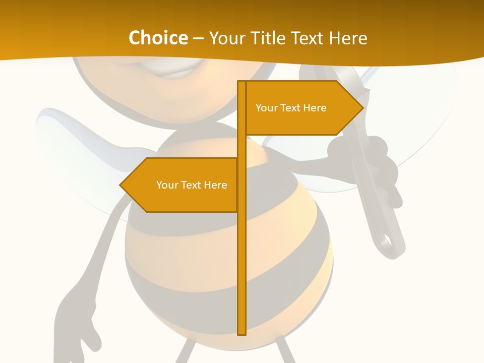Character Insecte Pollen PowerPoint Template