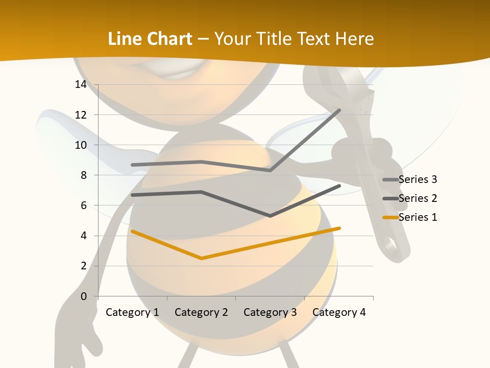 Character Insecte Pollen PowerPoint Template
