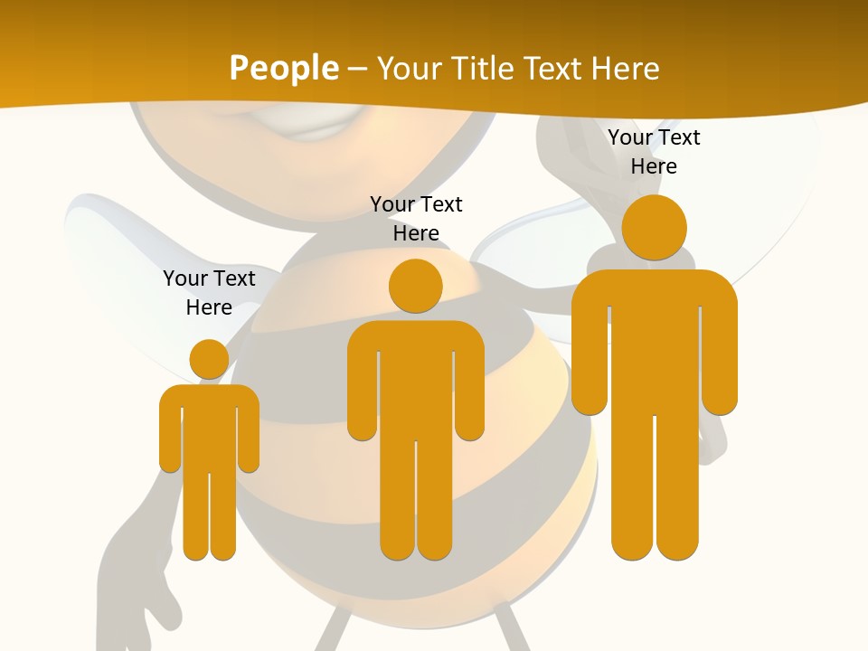 Character Insecte Pollen PowerPoint Template