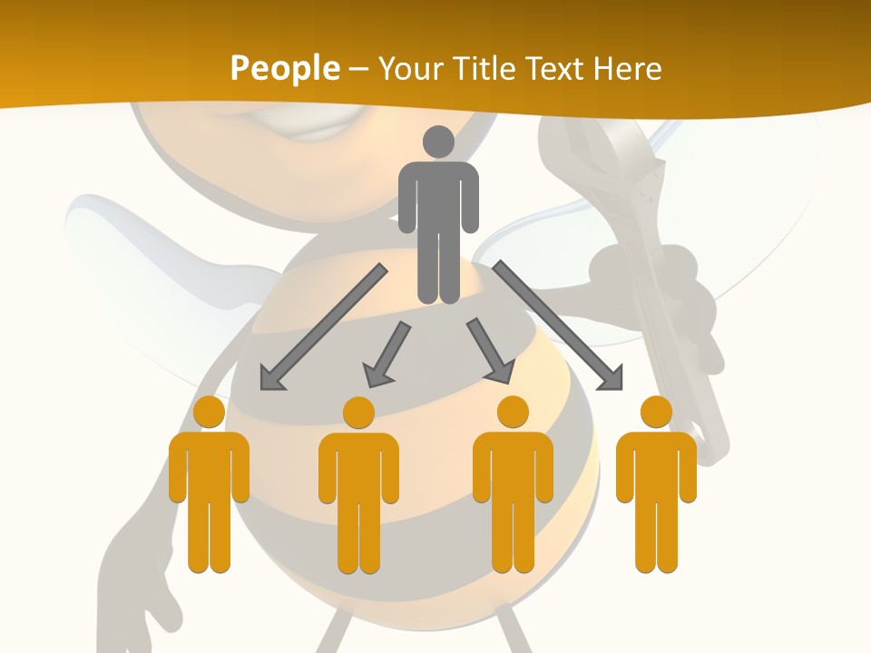 Character Insecte Pollen PowerPoint Template