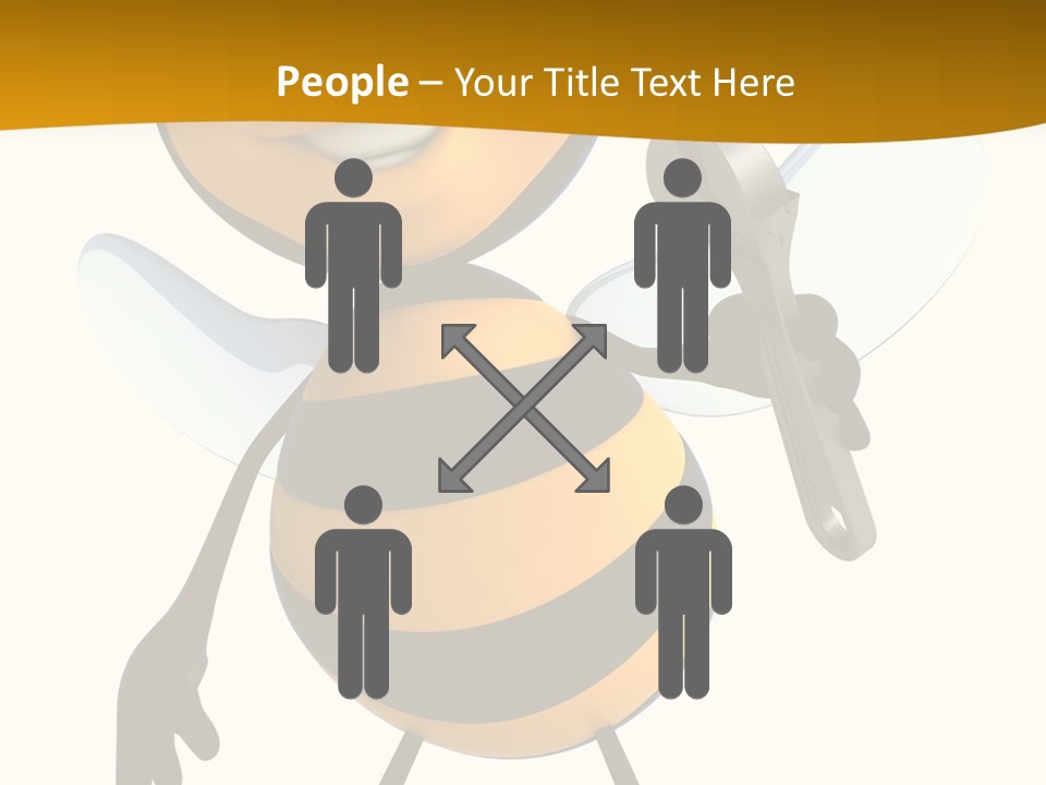 Character Insecte Pollen PowerPoint Template