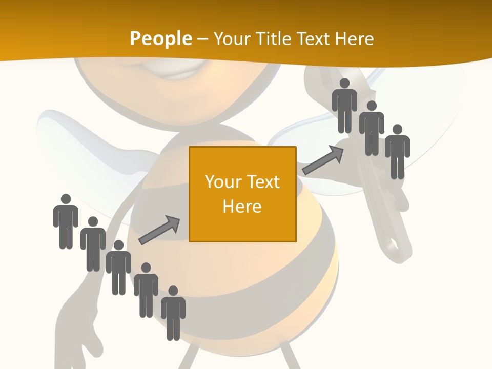 Character Insecte Pollen PowerPoint Template