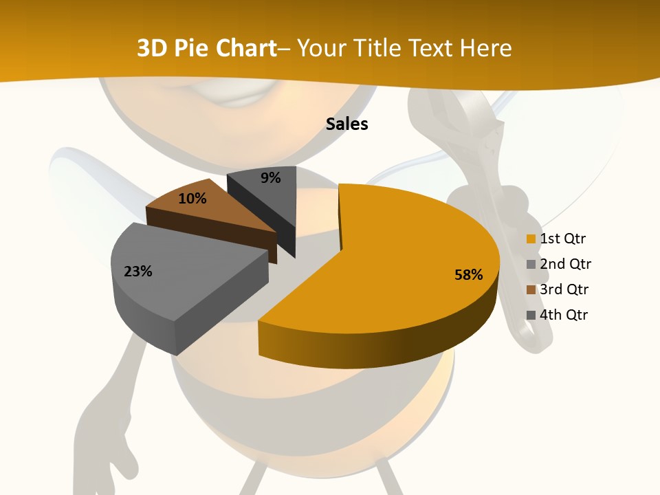 Character Insecte Pollen PowerPoint Template