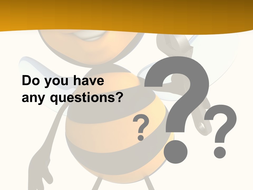 Character Insecte Pollen PowerPoint Template