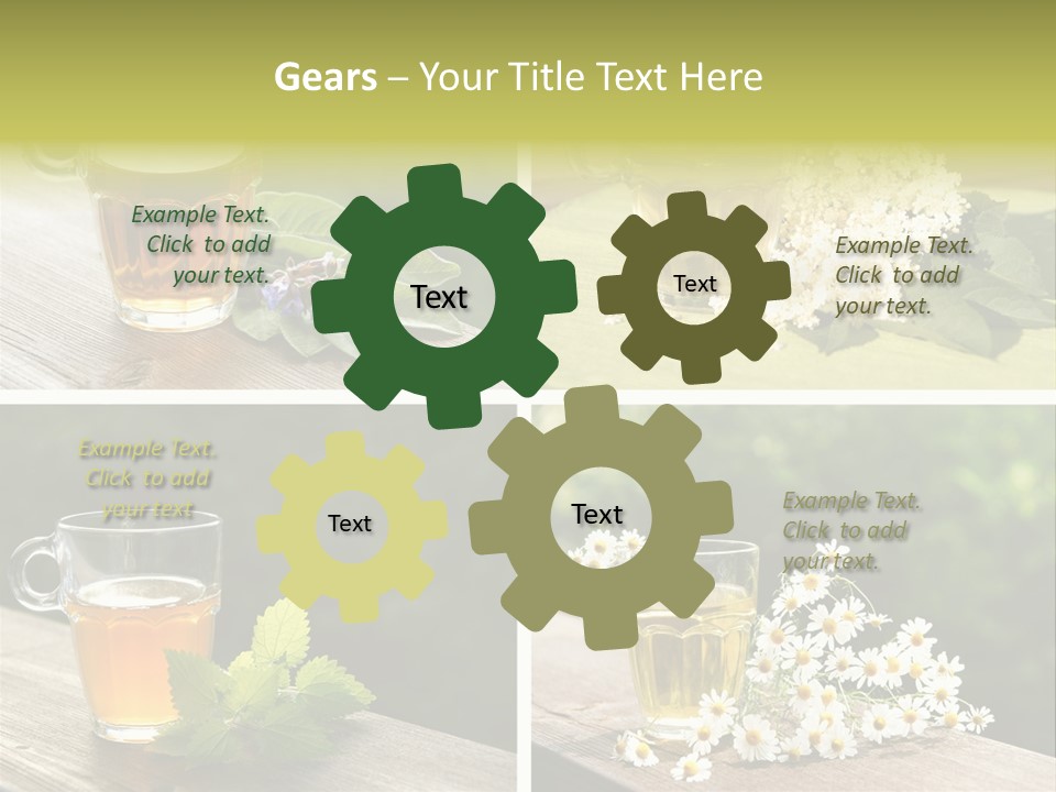 Vitamine Duftend Holunder PowerPoint Template