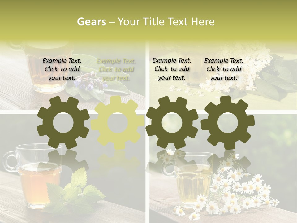 Vitamine Duftend Holunder PowerPoint Template