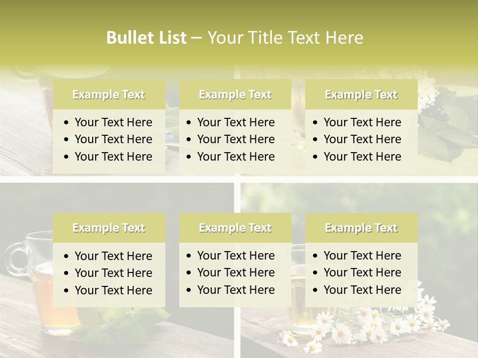 Vitamine Duftend Holunder PowerPoint Template