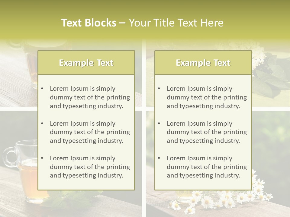 Vitamine Duftend Holunder PowerPoint Template