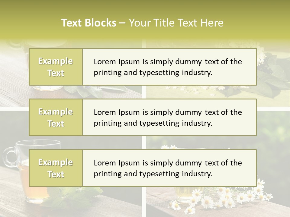 Vitamine Duftend Holunder PowerPoint Template