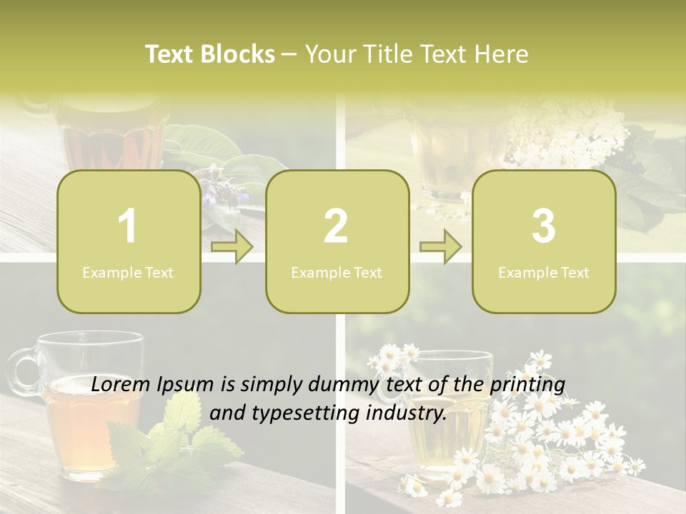 Vitamine Duftend Holunder PowerPoint Template