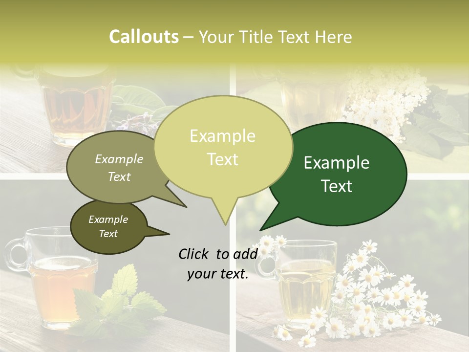 Vitamine Duftend Holunder PowerPoint Template