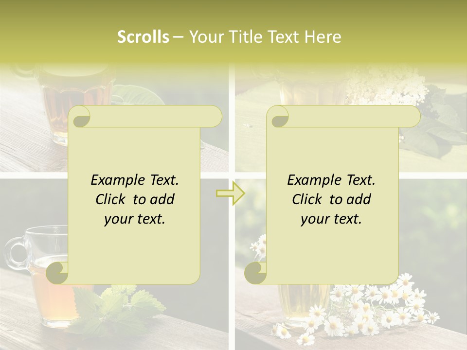 Vitamine Duftend Holunder PowerPoint Template