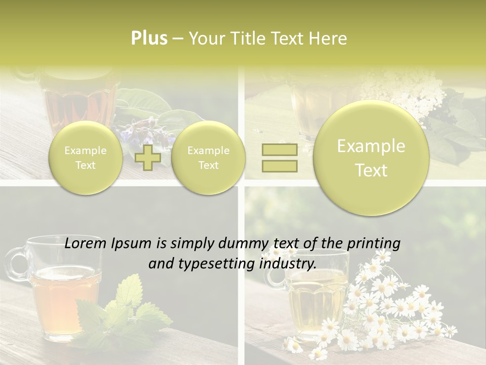 Vitamine Duftend Holunder PowerPoint Template