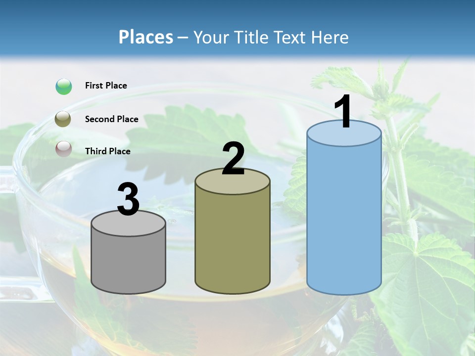 Nahaufnahme Brennnessel Gesundheit PowerPoint Template