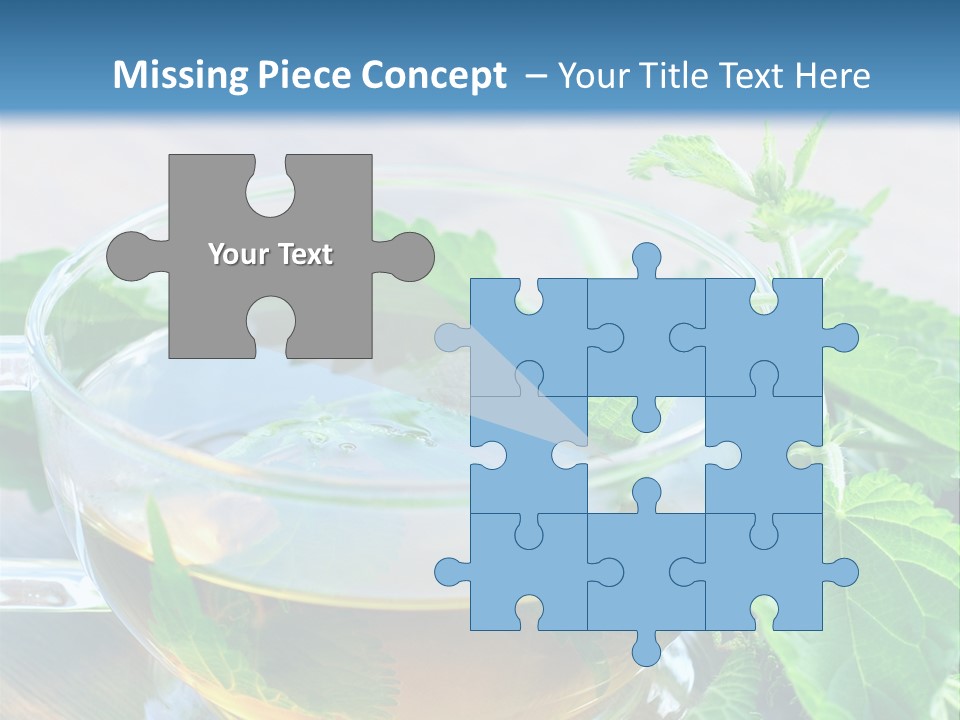 Nahaufnahme Brennnessel Gesundheit PowerPoint Template