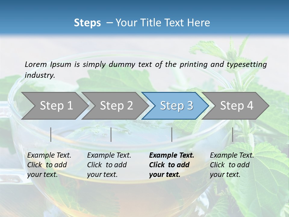 Nahaufnahme Brennnessel Gesundheit PowerPoint Template