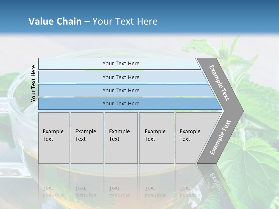 Nahaufnahme Brennnessel Gesundheit PowerPoint Template