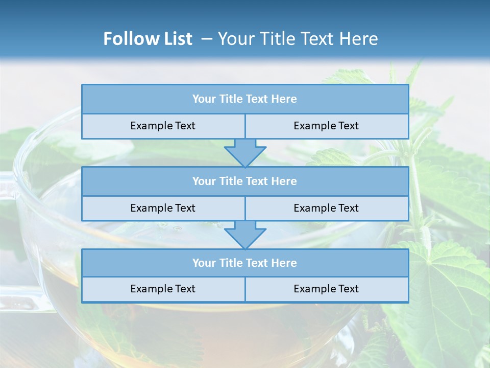 Nahaufnahme Brennnessel Gesundheit PowerPoint Template