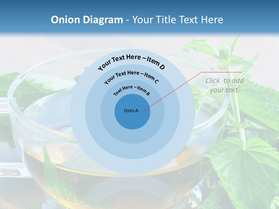 Nahaufnahme Brennnessel Gesundheit PowerPoint Template