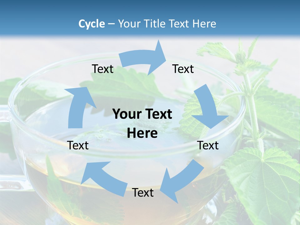 Nahaufnahme Brennnessel Gesundheit PowerPoint Template