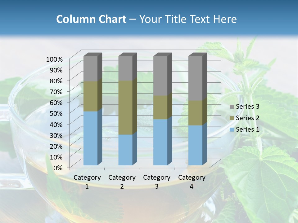 Nahaufnahme Brennnessel Gesundheit PowerPoint Template