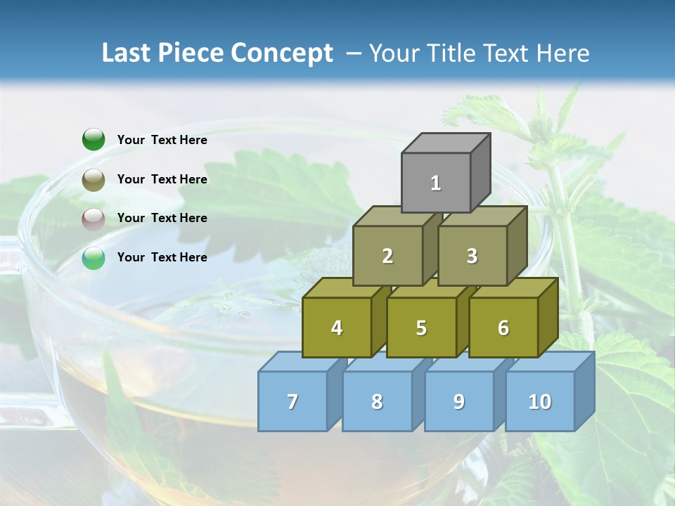 Nahaufnahme Brennnessel Gesundheit PowerPoint Template