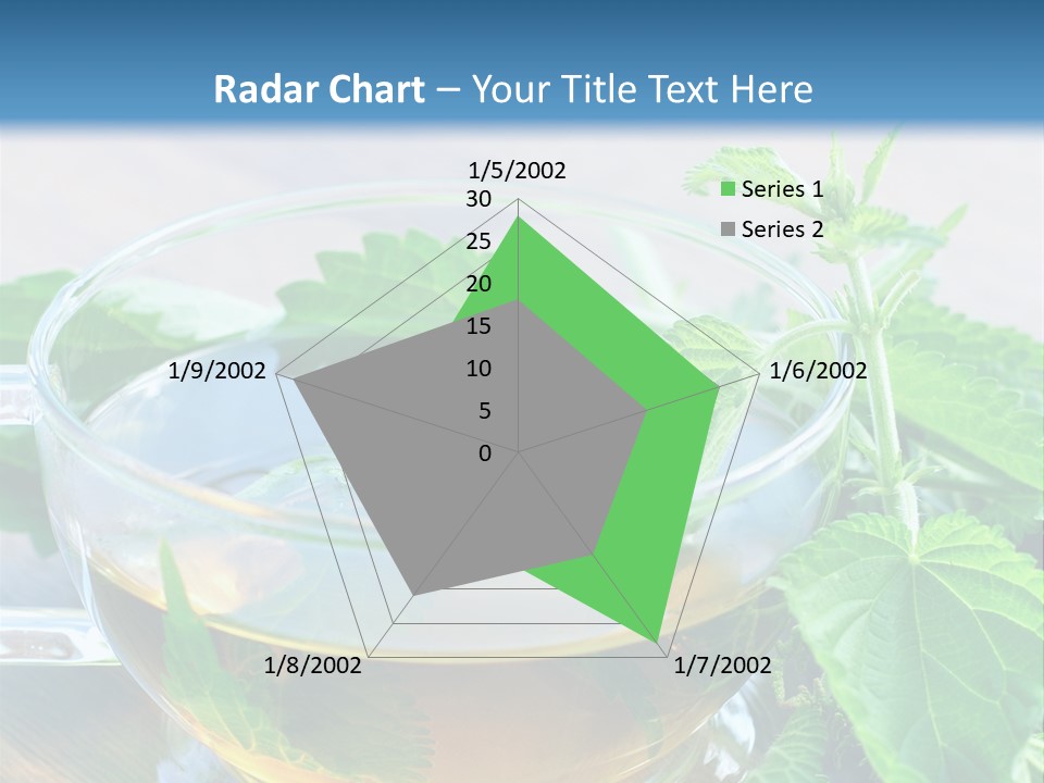 Nahaufnahme Brennnessel Gesundheit PowerPoint Template