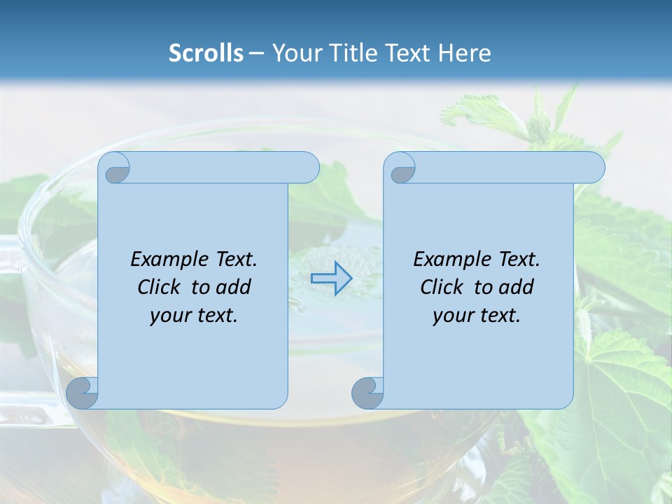 Nahaufnahme Brennnessel Gesundheit PowerPoint Template