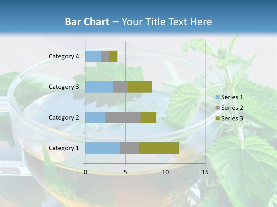 Nahaufnahme Brennnessel Gesundheit PowerPoint Template