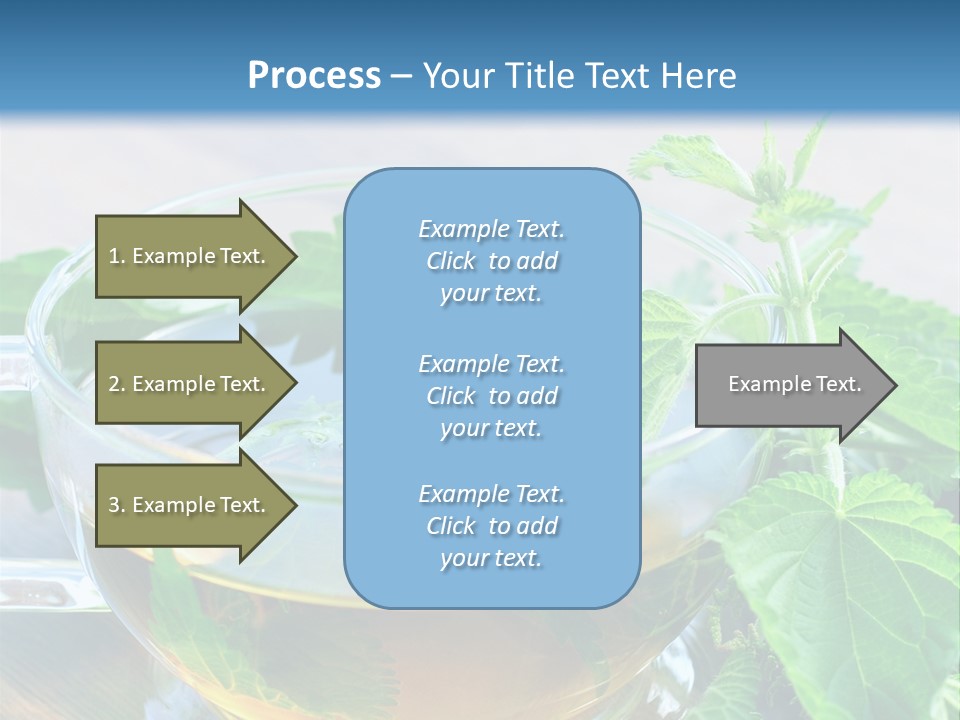Nahaufnahme Brennnessel Gesundheit PowerPoint Template