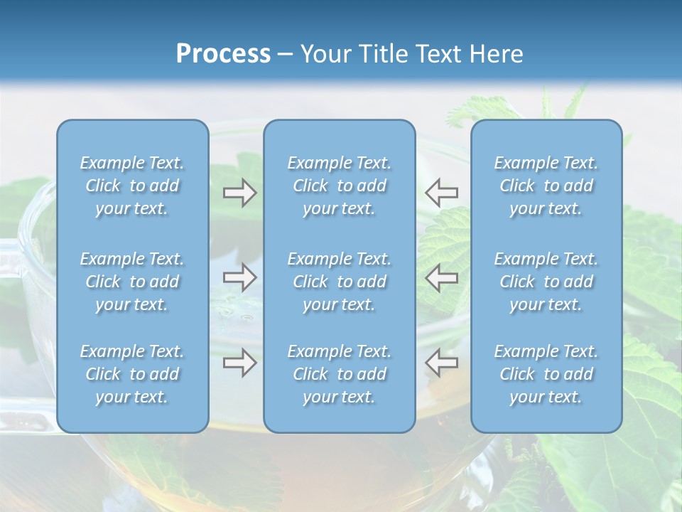 Nahaufnahme Brennnessel Gesundheit PowerPoint Template